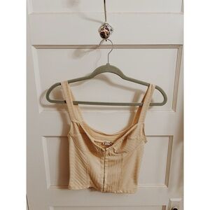 Free People Corset Crop Top Size Small